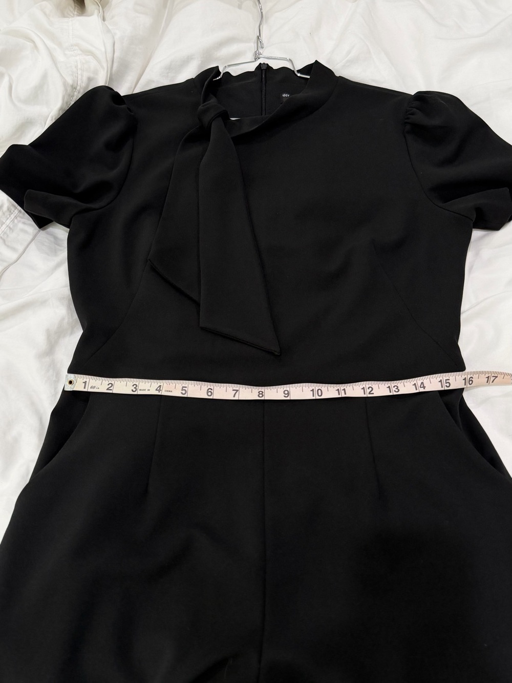 Maggy London Jumpsuit Black 10 EUC - Picture 8 of 10